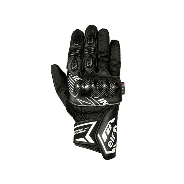 elf riding wear 2025-2026秋冬モデル EG-W530 ストラーダウィンターグローブ（ブラック） サイズ M EG-W530 エルフ ライディングウェア ウインターグローブ