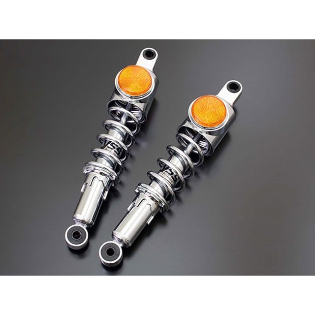 YSS RACING リアサスペンション ツインショックRD222【2本セット】（メッキリム/橙リフレクター） 119-5110104MO YSS リアサスペンション関連パーツ Z750-1000