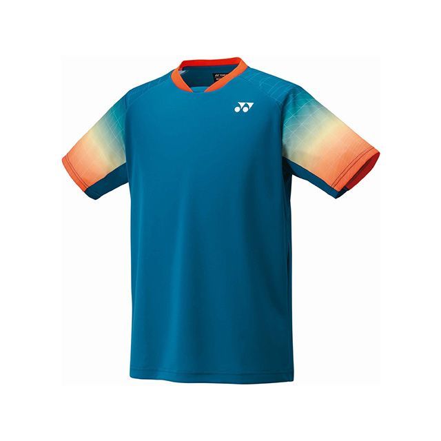 YONEX 10680 ユニゲームシャツ フィットスタイル（ティールブルー） サイズ L 10680 メーカー在庫あり ヨネックス アウトドア用ウェア