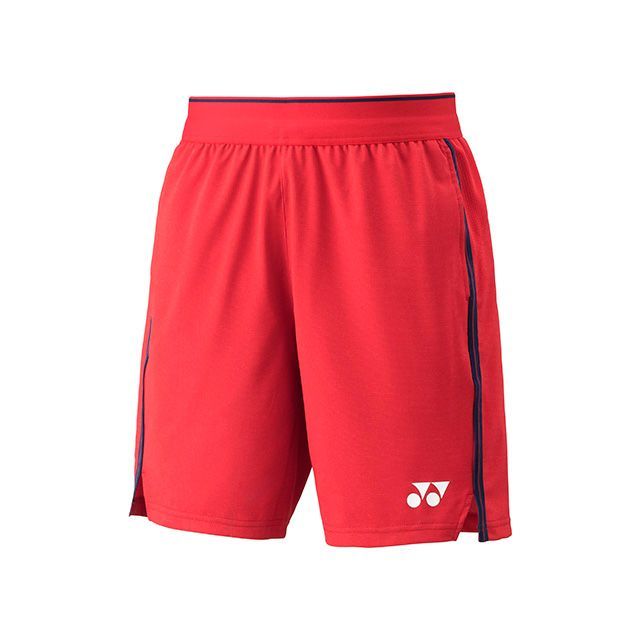 YONEX 15207 メンズニットハーフパンツ（クリアーレッド） サイズ L 15207 メーカー在庫あり ヨネックス アウトドア用ウェア