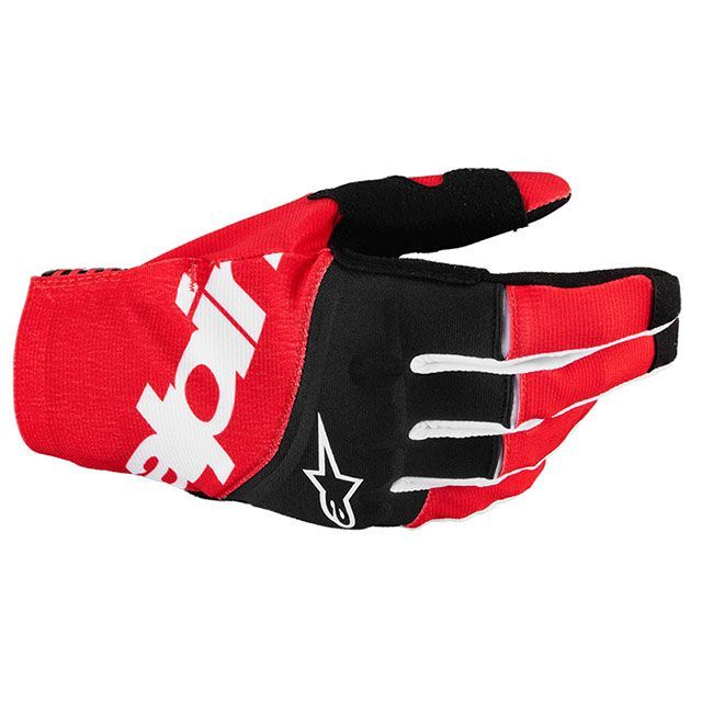 Alpinestars テックスター グローブ（ブラック/ブライドレッド） サイズ L G4881 メーカー在庫あり アルパインスターズ オフロードグローブ