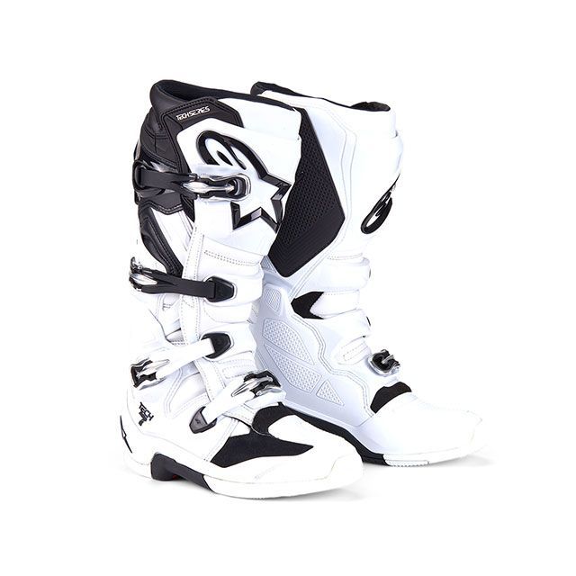 Alpinestars TECH7 ブーツ（ホワイト/ブラック） サイズ 7（25.5cm） D3220 アルパインスターズ オフロードブーツ