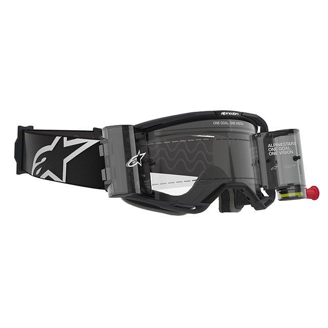 Alpinestars ヴィジョン8 ゴーグル(ブラック/ロールオフ) D8400 メーカー在庫あり アルパインスターズ オフロードゴーグル