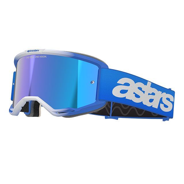 Alpinestars ヴィジョン5 ゴーグル（ブルー/ミラーブルー） D8407 メーカー在庫あり アルパインスターズ オフロードゴーグル