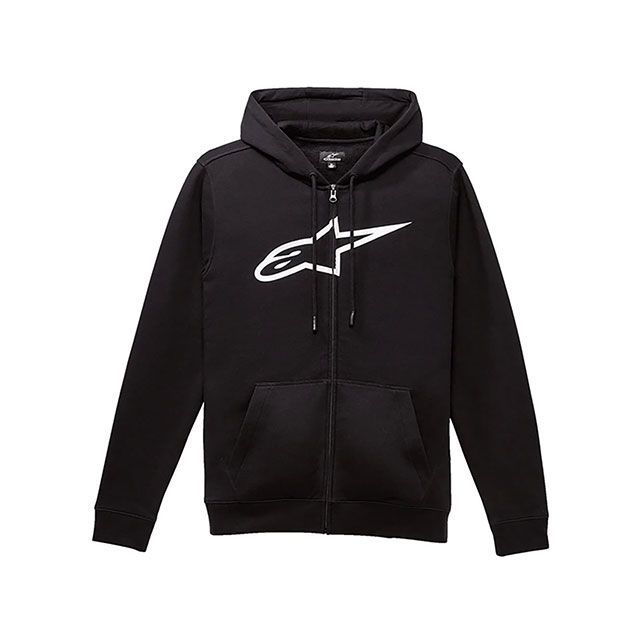 Alpinestars Zip フーディー エイジレス V3（ブラック/ホワイト） サイズ M D8784 アルパインスターズ カジュアルウェア