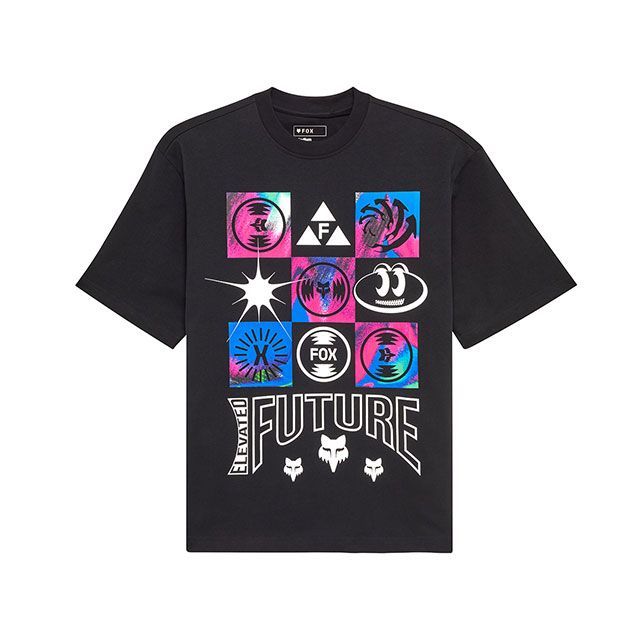 FOX S/S Tシャツ イメージ コスモ（ブラック） サイズ S D9394 フォックス レディースアパレル