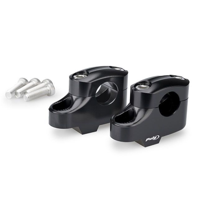 Puig プルバックライザー（ブラック） 21811N プーチ ハンドルポスト関連パーツ F750GS F800GS｜パークアップ 店 14,712円