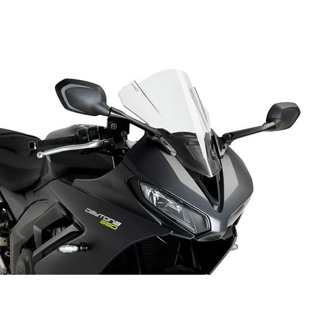 Puig レーシングスクリーン Z-RACING（クリア） 22084W プーチ スクリーン関連パーツ DAYTONA 660｜パークアップ 店