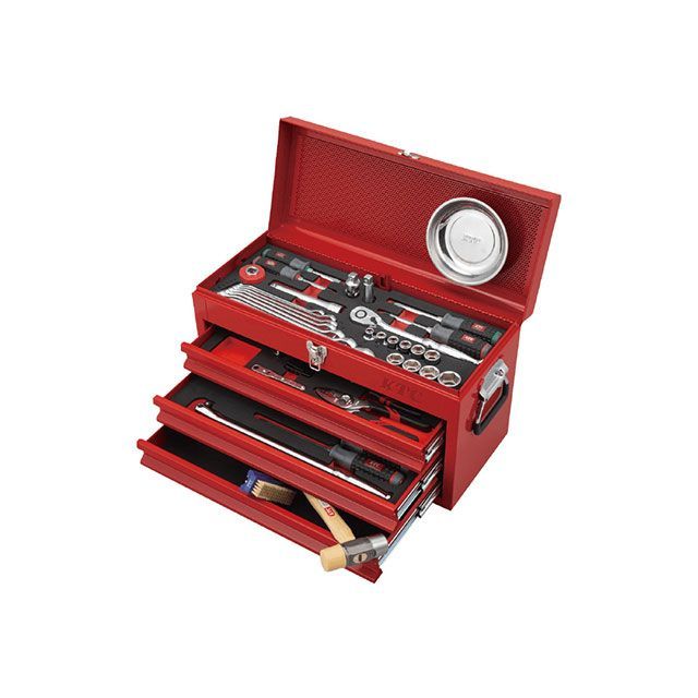 KTC SK4601XR 60点組 12.7SQ 工具セット チェストタイプ(レッド) SK4601XR ケイティーシー ハンドツール|パークアップ 店