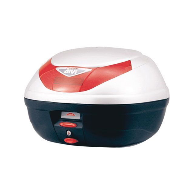 GIVI モノロックケース FLOWシリーズ（ストップランプ無し） タイプ パールホワイト塗装 68041 メーカー在庫あり ジビ ツーリング用ボックス｜パークアップ 店