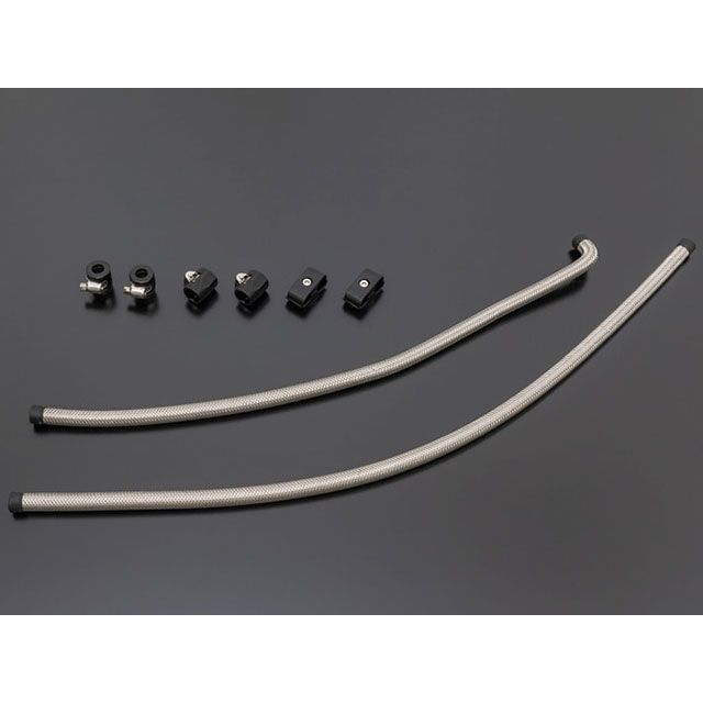ARCHI ステンレスメッシュ オーバーフローホースセット カラー レッド 189-2631 アーキ 冷却系ホース類 Z900RS/CAFE/SE