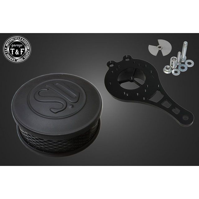 T&F ドラッグスター250 SUエアクリーナーKIT（マットブラック） ・7082503 ガレージT&F エアクリーナー ドラッグスター250