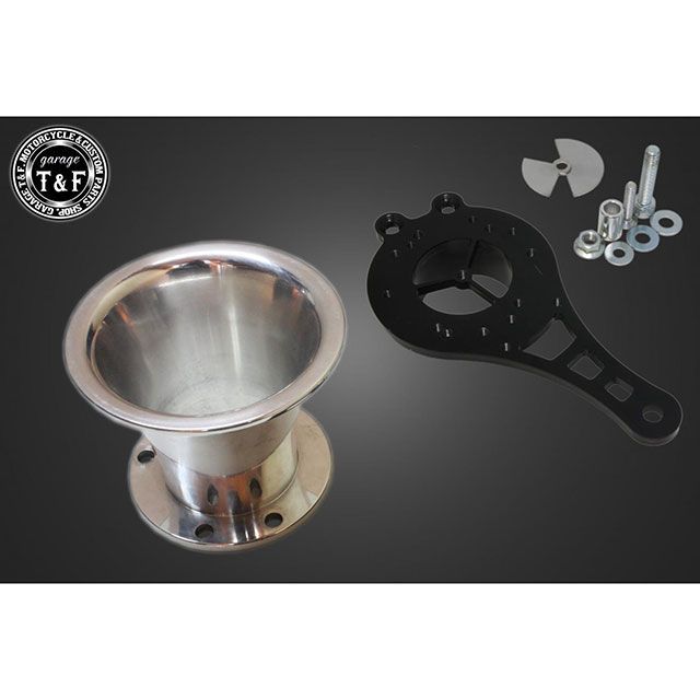 T&F ドラッグスター250 ファンネルエアクリーナーKIT（ポリッシュ） ・7082506 ガレージT&F エアクリーナー ドラッグスター250