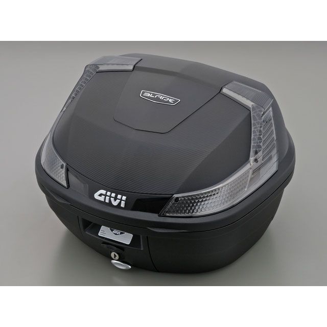 GIVI モノロックケース B37シリーズ（ストップランプ無し） タイプ TECH 未塗装ブラック 78038 メーカー在庫あり ジビ ツーリング用ボックス 汎用