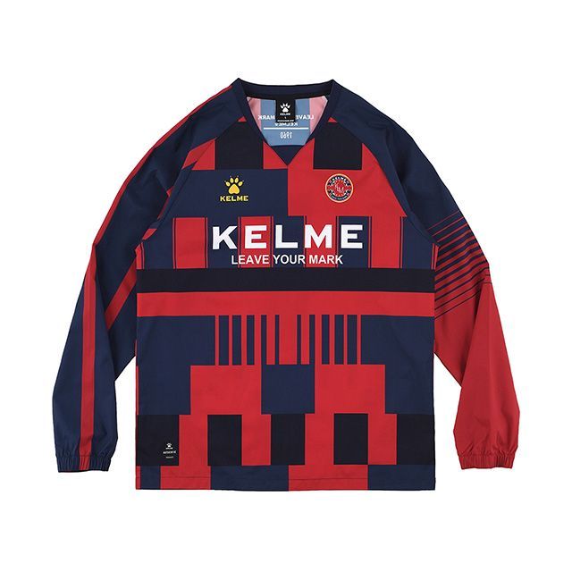 TORTOISE KELME ピステスーツ（ネイビー×エンジ） サイズ M KC25F308 メーカー在庫あり トータス アウトドア用ウェア