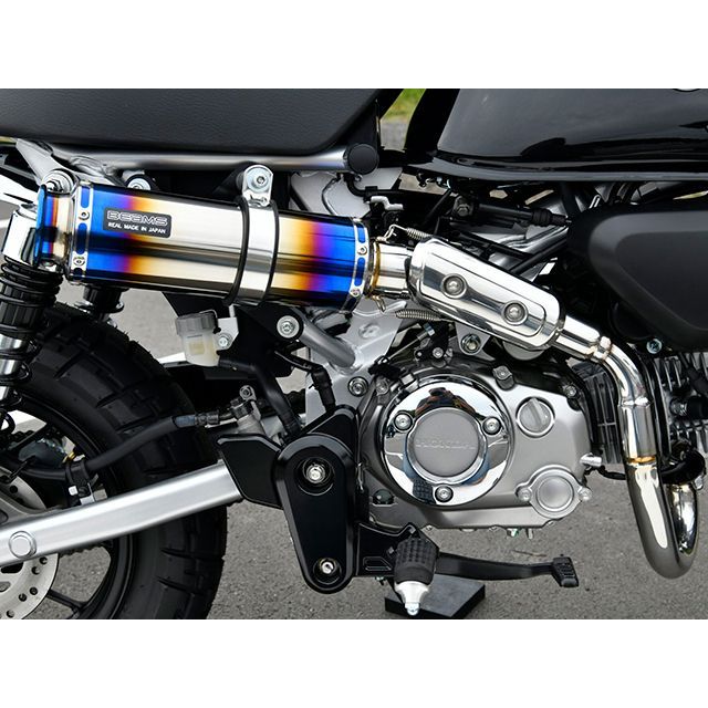 BEAMS R-EVO TYPE C チタン フルエキゾースト 政府認証 G1025-56-007 ビームス マフラー本体 モンキー125｜パークアップ 店
