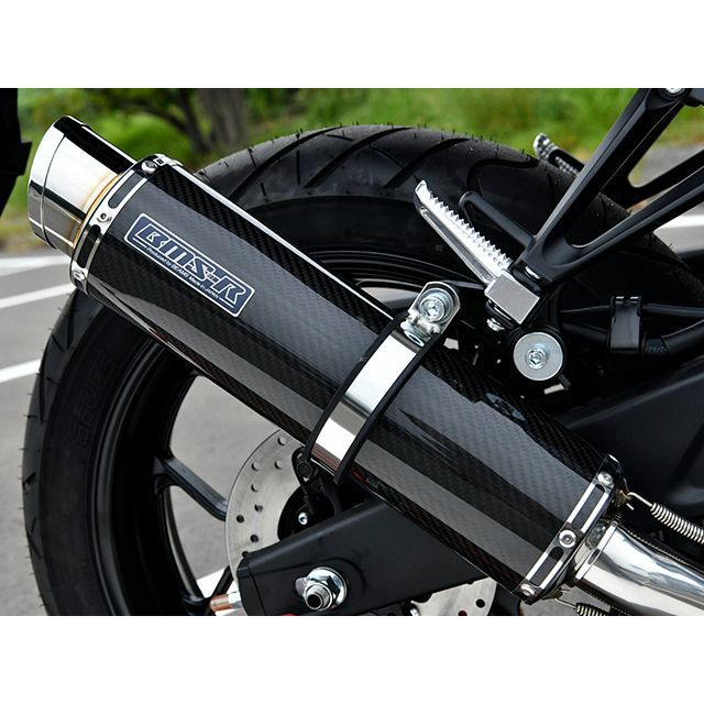 BMS RACING FACTORY R-EVO2 カーボン スリップオン 政府認証 G277-54-P2J BMS マフラー本体 MT-25 YZF R-25