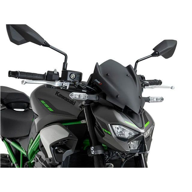 Puig ニュージェネレーションNKスクリーンSPORT（マットブラック） 22439J プーチ スクリーン関連パーツ Z900 Z900SE｜パークアップ 店