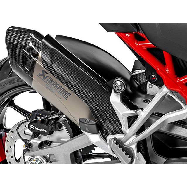 Wunderlich カーボンエグゾーストヒートシールドfor Akrapovic（マットカーボン） W71551-001 ワンダーリッヒ マフラーカバー・ヒートガード