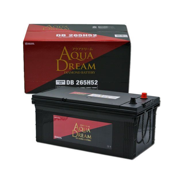 【メーカー直送】AQUA DREAM DIAMOND 四輪バッテリー AD-DB-265H52 265H52 アクアドリーム バッテリー