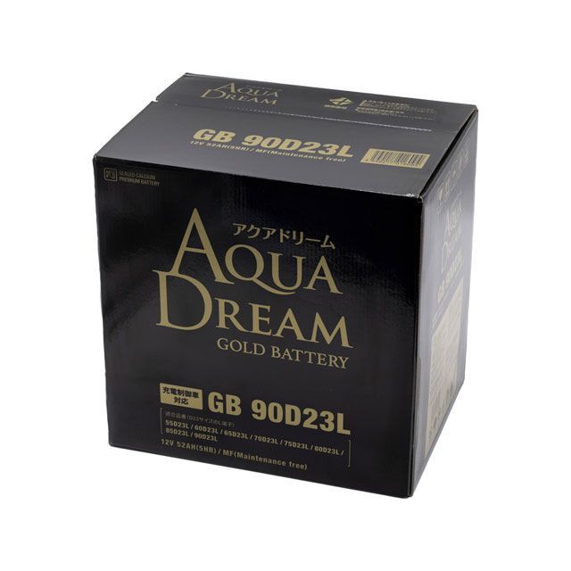 【メーカー直送】AQUA DREAM GOLD 四輪バッテリー AD-GB90D23L 90D23L アクアドリーム バッテリー