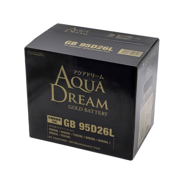 【メーカー直送】AQUA DREAM GOLD 四輪バッテリー AD-GB95D26L 95D26L アクアドリーム バッテリー