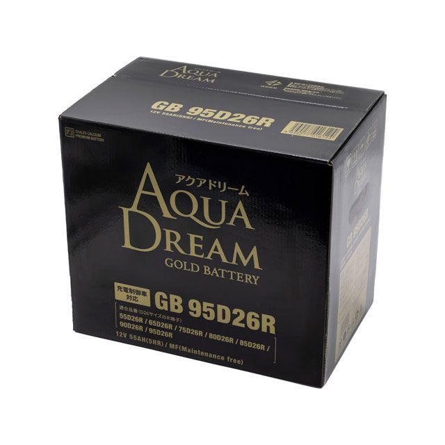 【メーカー直送】AQUA DREAM GOLD 四輪バッテリー AD-GB95D26R 95D26R アクアドリーム バッテリー