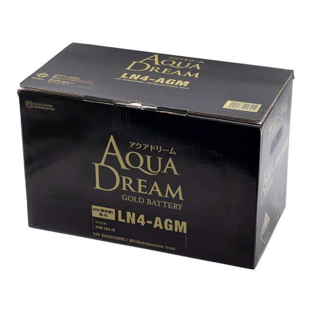 【メーカー直送】AQUA DREAM GOLD 四輪バッテリー AD-GB-LN4-AGM AGM LN4-IS アクアドリーム バッテリー｜パークアップ 店