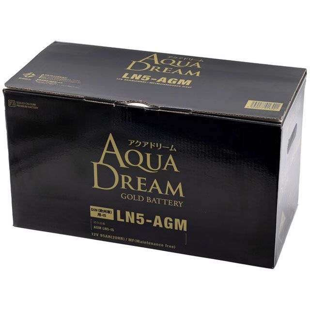 【メーカー直送】AQUA DREAM GOLD 四輪バッテリー AD-GB-LN5-AGM AGM LN5-IS アクアドリーム バッテリー