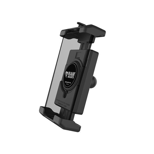 RAM MOUNTS クイックグリッププロ クレイドルホルダー（L）ボール付 1インチボール RAM-HOL-PD7BU ラムマウント 電子機器類 汎用