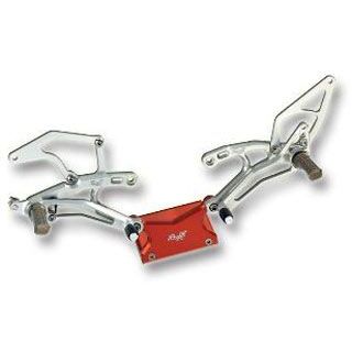 Robby Moto Engineering RSV1000（04-08） バックステップ STD ブラック 001-A0002A ロビーモト バックステップ関連パーツ RSV1000 Tuono
