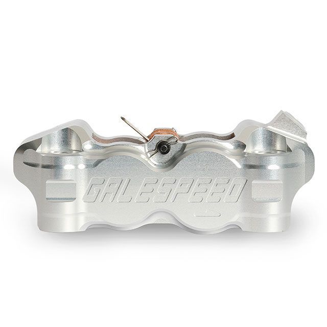 GALESPEED ビレット フロント4P ラジアルキャリパー(右)シルバー 100mm GSBFCAR3430-10FS ゲイルスピード キャリパー 汎用