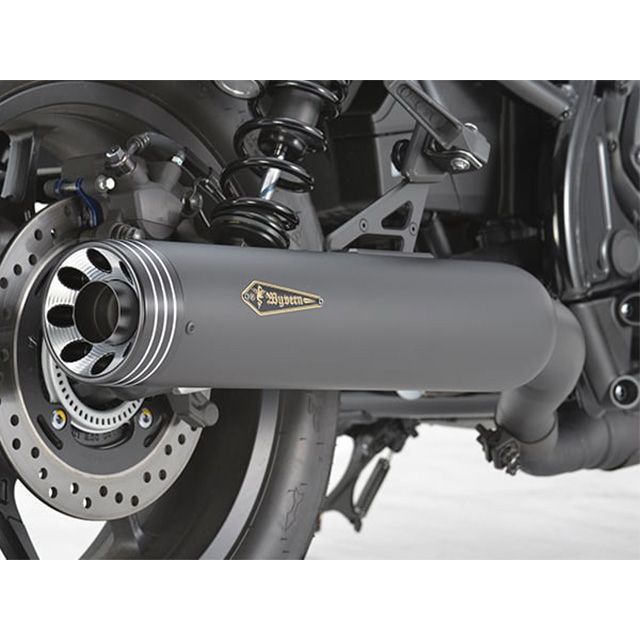 R’s GEAR ワイバンクラシック スリップオン（ブラックエディション） MH65-03CB アールズギア マフラー本体