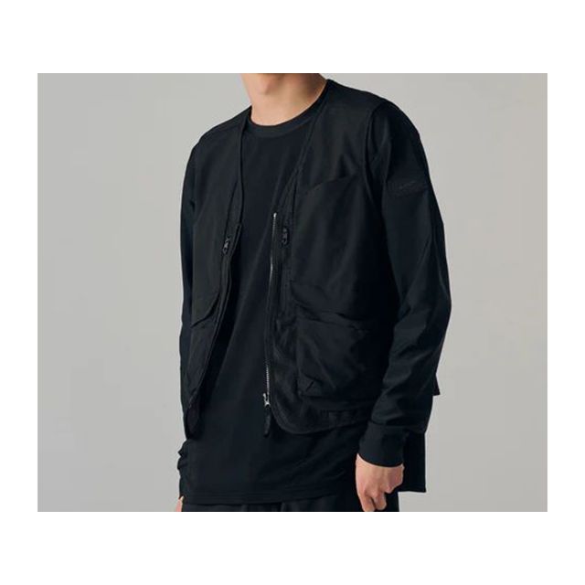 TS DESIGN 5038 ニッカーズハイブリッドベスト（ブラック） サイズ LL 5038 メーカー在庫あり TSデザイン ジャケット