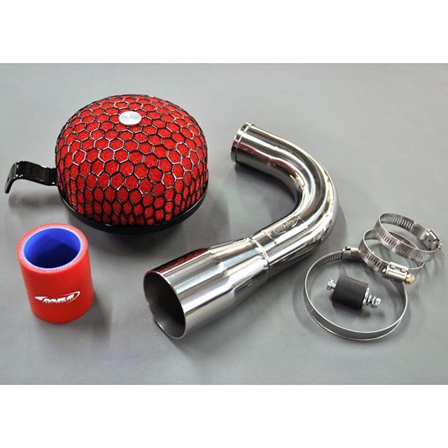 MRS JB23 サクションパイプ&エアクリセット後期/4~10型(レッド) 4RS-INOX-01S M-TEC中京 吸気系|パークアップ 店