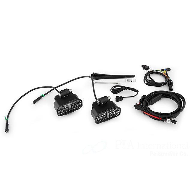 Wunderlich LED補助灯 「MICROFLOOTER 3.0」（ブラック） W13293-000 ワンダーリッヒ ヘッドライト・バルブ R1300GS Adventure｜パークアップ 店