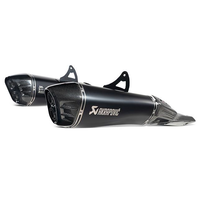 AKRAPOVIC スリップオンライン チタン ブラック EC/ECE S-S13SO4-HRAATBL/1 アクラポビッチ マフラー本体 HAYABUSA