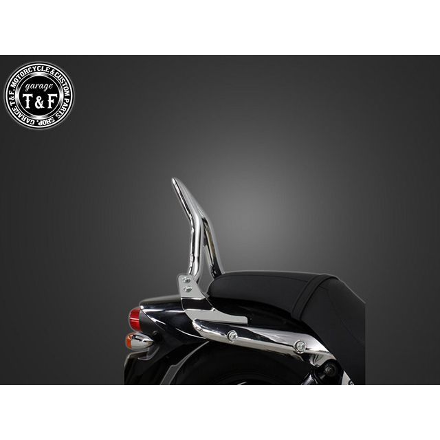 T&F エリミネーター250V 極太φ38シーシーバーショート 純正フェンダー専用（メッキ） ・7101301 ガレージT&F シーシーバー エリミネーター250V