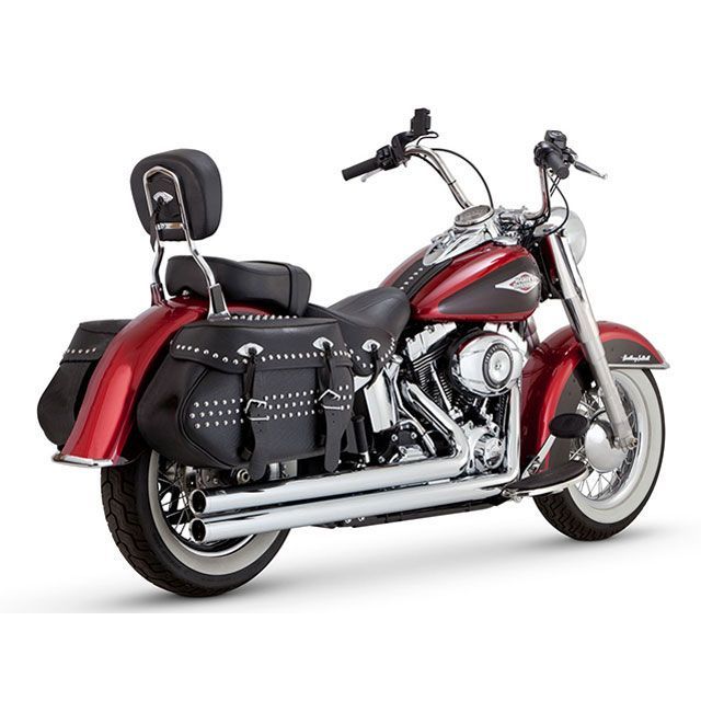 VANCE&HINES BigRadius 2-2 ブラック マフラー 1800-2606 バンス マフラー本体 ソフテイルファミリー｜パークアップ 店