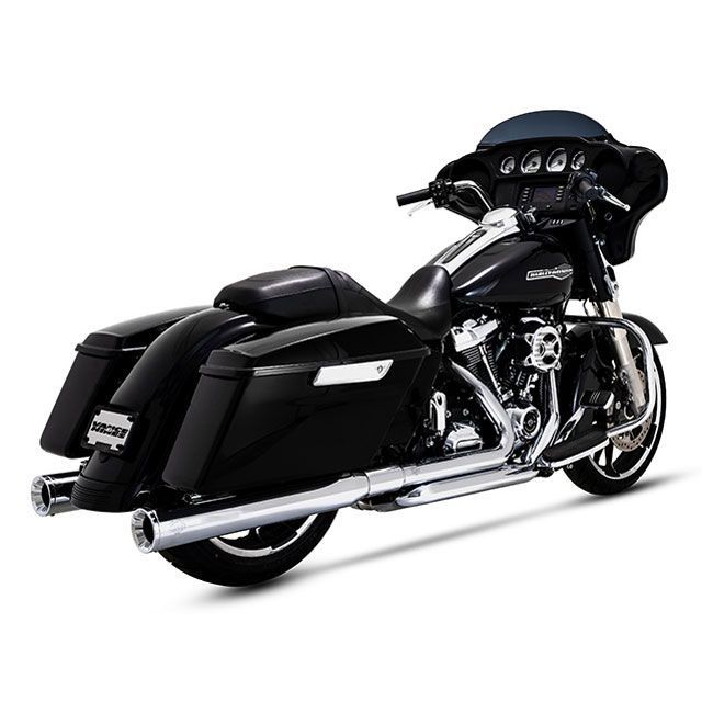 VANCE&HINES Dresser Duals PCX ヘッドパイプ クローム マフラー 17351 バンス マフラー本体 ツーリングファミリー｜パークアップ 店