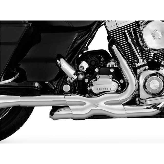 VANCE&HINES PowerDuals PCX ヘッドパイプ クローム マフラー 16332 バンス マフラー本体 ツーリングファミリー