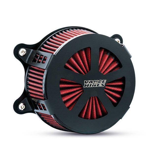 VANCE&HINES VO2 エアインテイク Radiant V レイディエントファイブ ブラック M8 41103 バンス エアクリーナー ツーリングファミリー|パークアップ 店