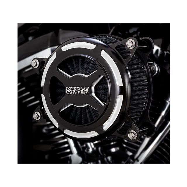 VANCE&HINES VO2 エアインテイク X 白黒コントラスト 1010-2922 バンス エアクリーナー｜パークアップ 店