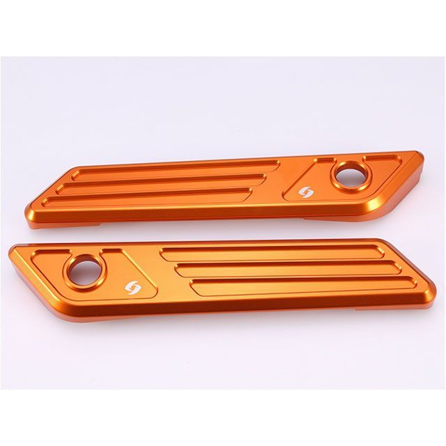 SPEEDRA サドルバッグラッチカバー 左右セット カラー オレンジ ASBRCHD01OE メーカー在庫あり SPEEDRA その他外装関連パーツ