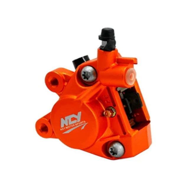 NCY 対向2POTキャリパー 鋳造タイプ（オレンジ） DK02-NCY-OR メーカー在庫あり NCY キャリパー