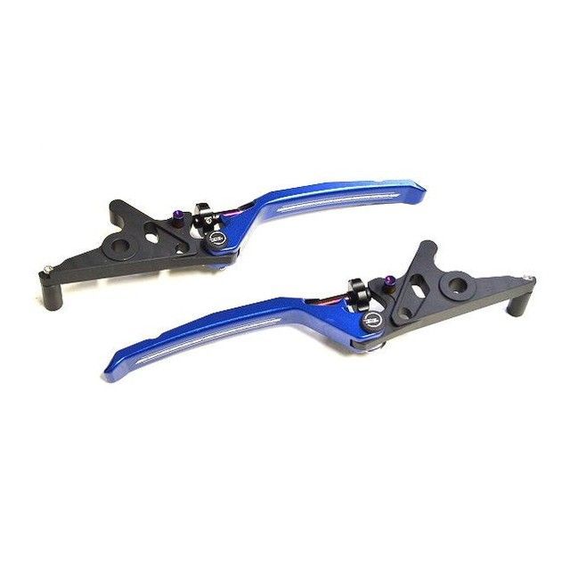 kn926 AR APEXX 調整式ブレーキレバー左右セット シグナスグリファスABS/X FORCE（ブルー） AP-10303-KN KN企画 レバー
