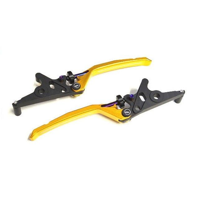 kn926 AR APEXX 調整式ブレーキレバー左右セット シグナスグリファスABS/X FORCE(ゴールド) AP-10304-KN KN企画 レバー