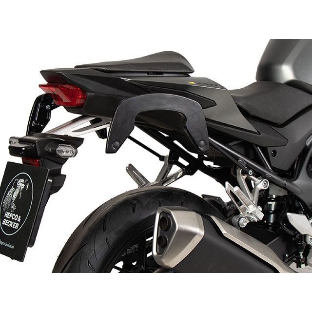 HEPCO＆BECKER C-Bowサイドキャリア（ブラック） 6309541 00 01 ヘプコ＆ベッカー キャリア・サポート CB750 HORNET｜パークアップ 店