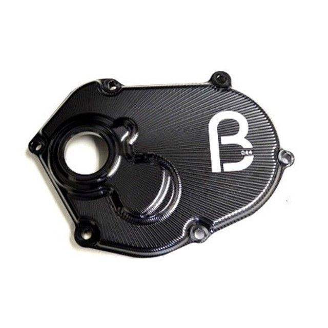 kn926 CNCアルミ ギヤケースカバー BWS100/グランドアクシス100(ブラック) B-MCGA-BK KN企画 エンジンカバー関連パーツ BW’S100 グランドアクシス|パークアップ 店