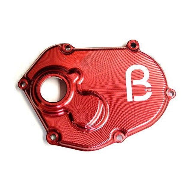 kn926 CNCアルミ ギヤケースカバー BWS100/グランドアクシス100（レッド） B-MCGA-RD メーカー在庫あり KN企画 エンジンカバー関連パーツ BW’S100 グランドアクシス